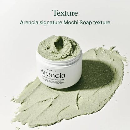 Arencia - Fresh Green Rice Mochi Cleanser - Moisturizing and Cleansing Face Wash - 120g, Fresh Green Rice Mochi,