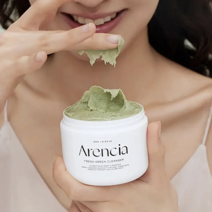 Arencia - Fresh Green Rice Mochi Cleanser - Moisturizing and Cleansing Face Wash - 120g, Fresh Green Rice Mochi,