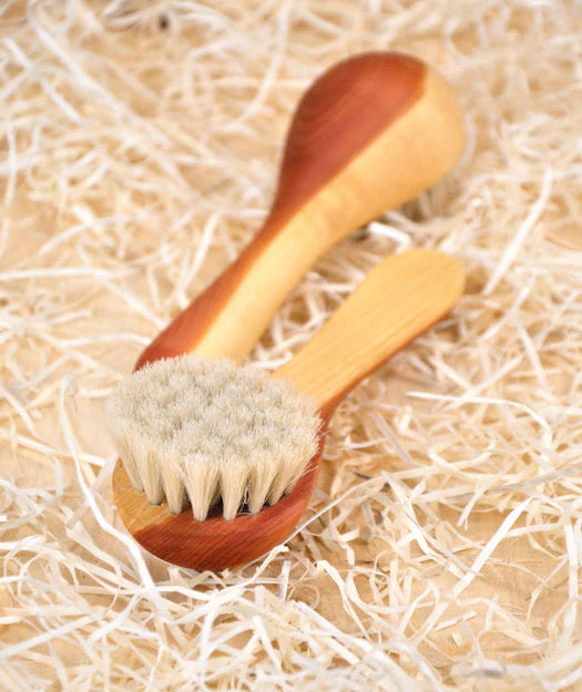 Pareja de Cepillos de madera para masaje facial