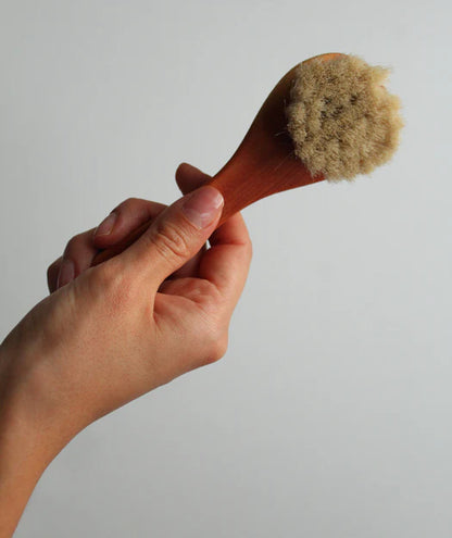 Pareja de Cepillos de madera para masaje facial