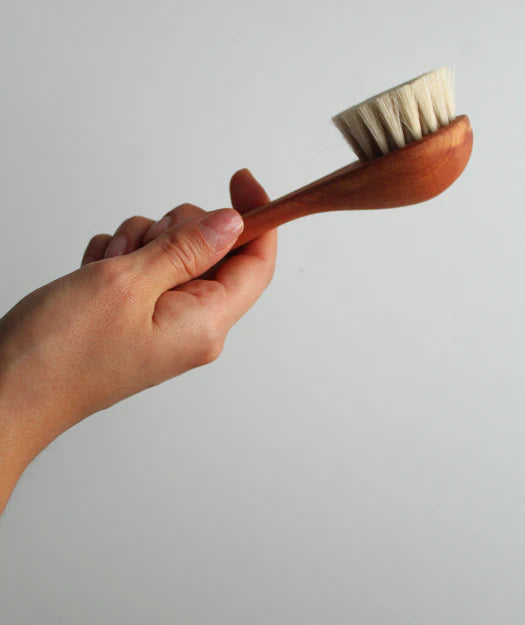 Pareja de Cepillos de madera para masaje facial
