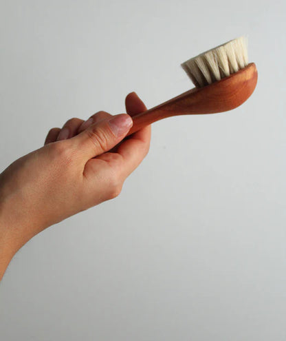 Pareja de Cepillos de madera para masaje facial