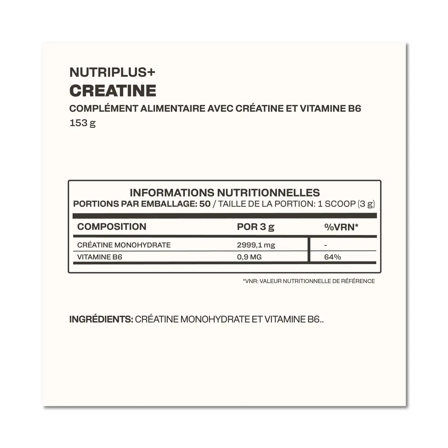Nutriplus+ Creatine Creatina