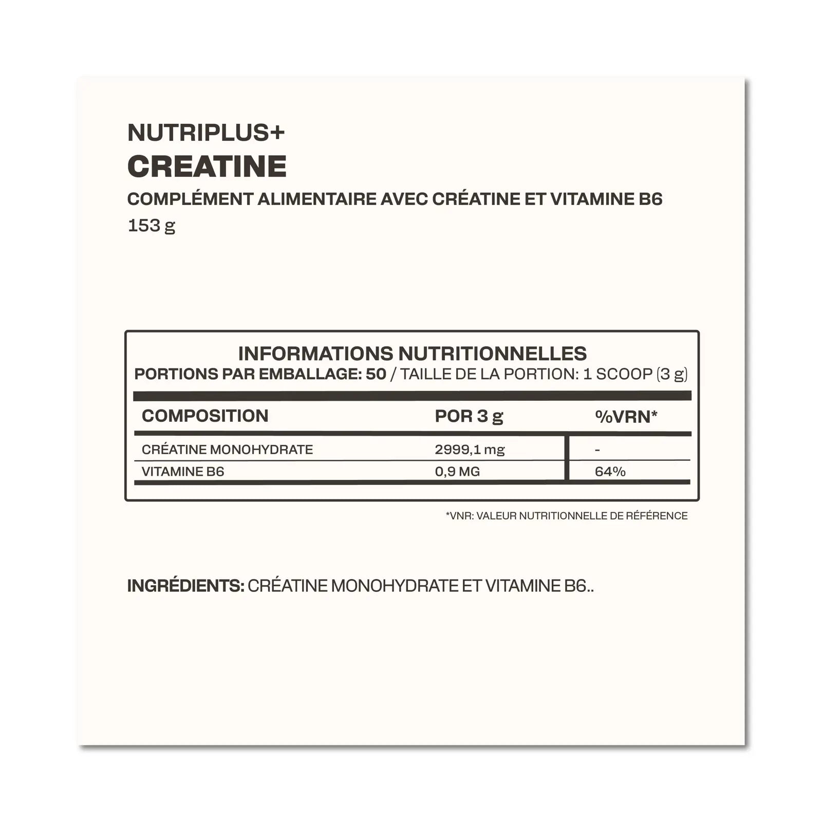 Nutriplus+ Creatine Creatina