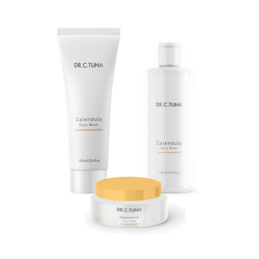Set Rutina Hidratante con Crema para Piel Seca y Sensible Dr. C. Tuna Caléndula — Farmasi
