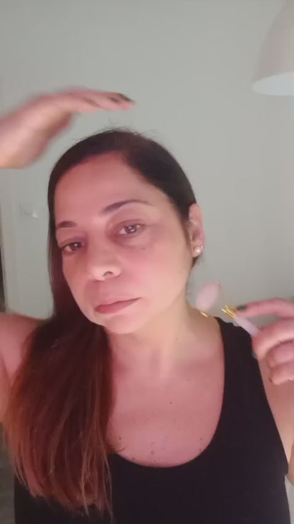 Pack Dúo Rodillo de Masaje Facial + Gua Sha